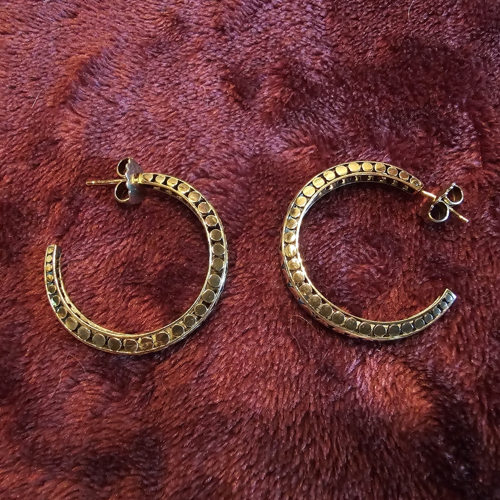 John Hardy Earrings Silver